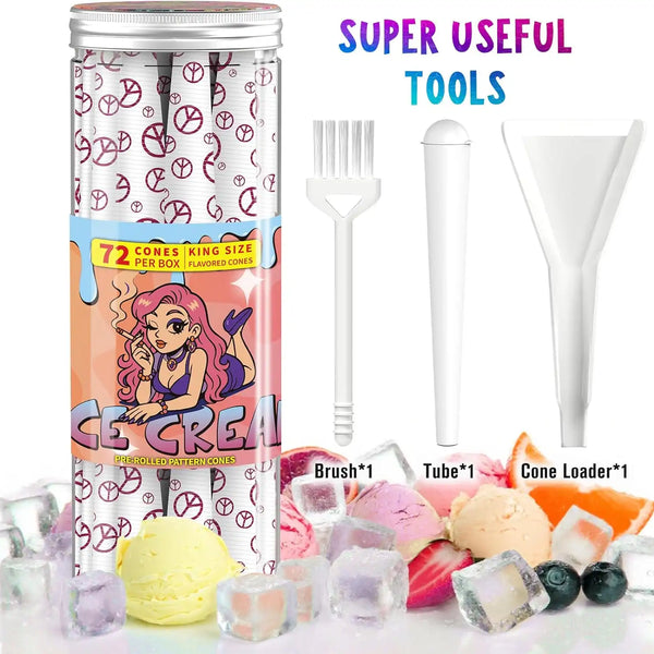 SafeDelux Ice Cream Flavored Rolling Papers