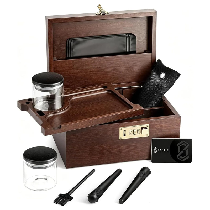 OZCHIN | Locking Bamboo Stash Box Kits 10/12 in OZCHIN STASH BOXES & CASES