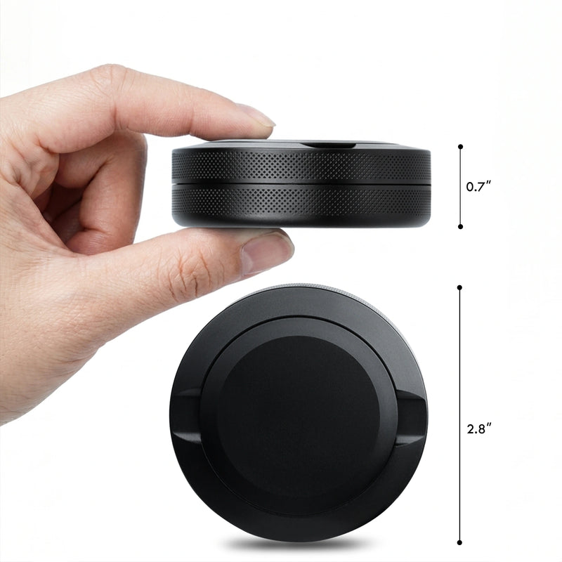 SafeDelux | 2PCS Dual Layers Airtight Pocket Storage Tin size details