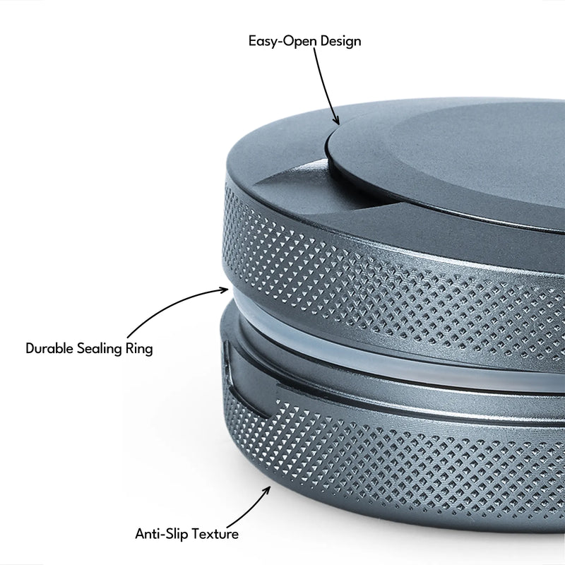SafeDelux | 2PCS Dual Layers Airtight Pocket Storage Tin Details
