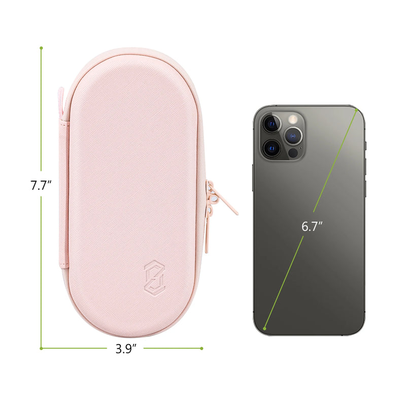 OZCHIN | Hard Shell Pouch Kits 7.7x3.9 inches Pink size detail