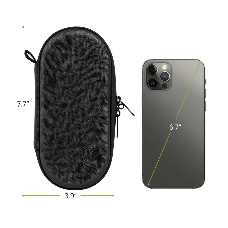 OZCHIN | Hard Shell Pouch Kits 7.7x3.9 inches Black size detail