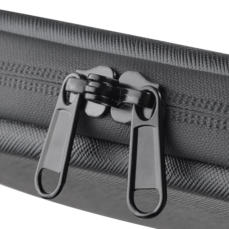 OZCHIN | Hard Shell Pouch Kits 7.7x3.9 inches Black zipper details