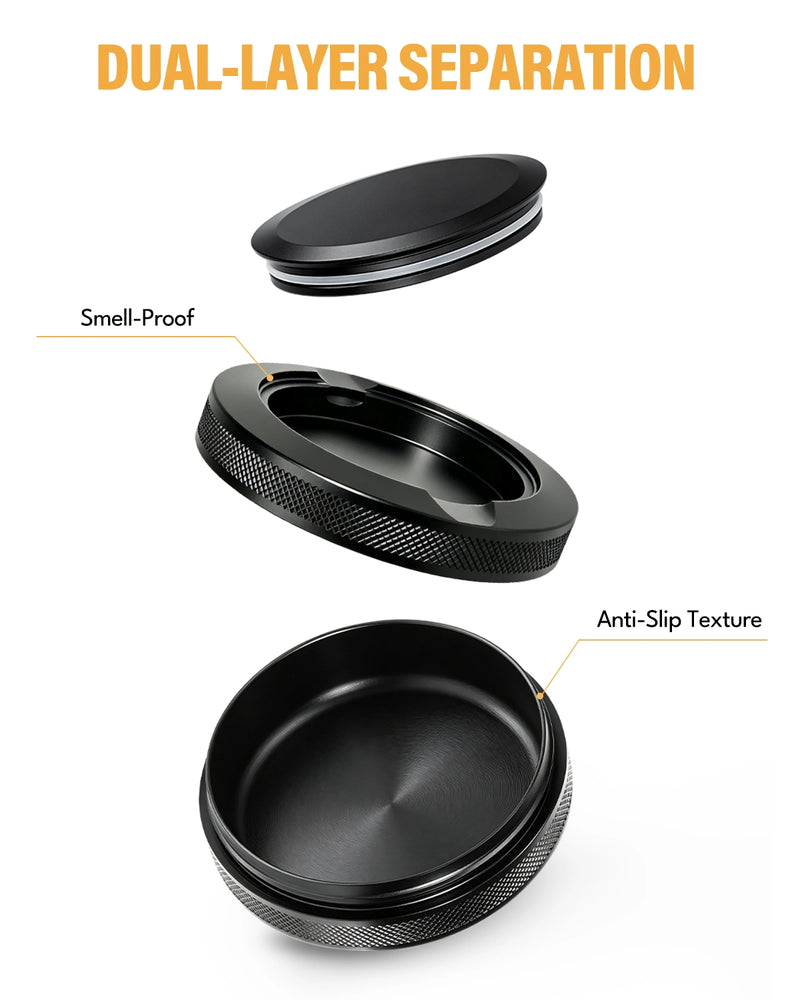 SafeDelux | Dual Layers Airtight Pocket Storage Tin SafeDelux